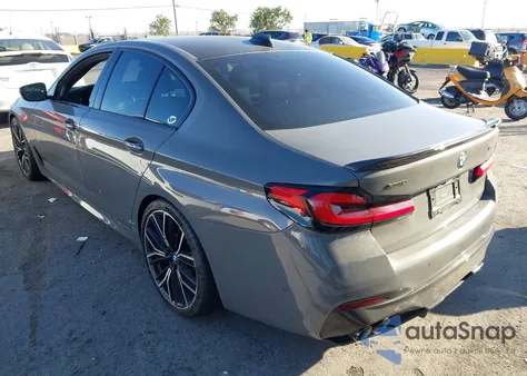 2021 BMW M550I xDrive из США, поврежденный, VIN WBA13BK06MCF12774